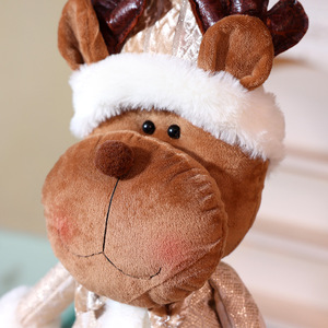 Decoraciones Navideñas, Muñeco de Santa Claus, Muñeco de Nieve y Reno con Piernas Largas, Adorno Navideño para Decoración del Hogar - Product Image 4