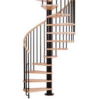 Escalier en colimaçon en acier au carbone Prima, escalier coulissant de haute qualité, carreaux populaires pour escalier intérieur/extérieur