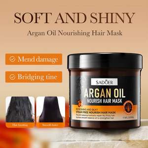 OEM SADOER aceite esencial <span class=keywords><strong>para</strong></span> el cabello Natural anticaspa Marruecos Argan aceite <span class=keywords><strong>para</strong></span> el cabello Champú Acondicionador orgánico cuidado del cabello conjunto - Product Image 5