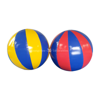 Boule de plage gonflable en PVC populaire, jeux de plage commerciale, boule de plage de noël, nouvelle collection