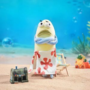 Peluche originale Sp bob Beechburg Residents Passers-by Fish Ugly Fish Funny, en polyester, 31cm-50cm, idéale comme cadeau - Product Image 4