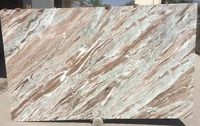 Grandes dalles de marbre Orris Calacatta Crema Modern Fantasy, surface polie et affinée, imperméable, pour comptoir de salle à manger, comptoir de salle de bain et autres applications intérieures.