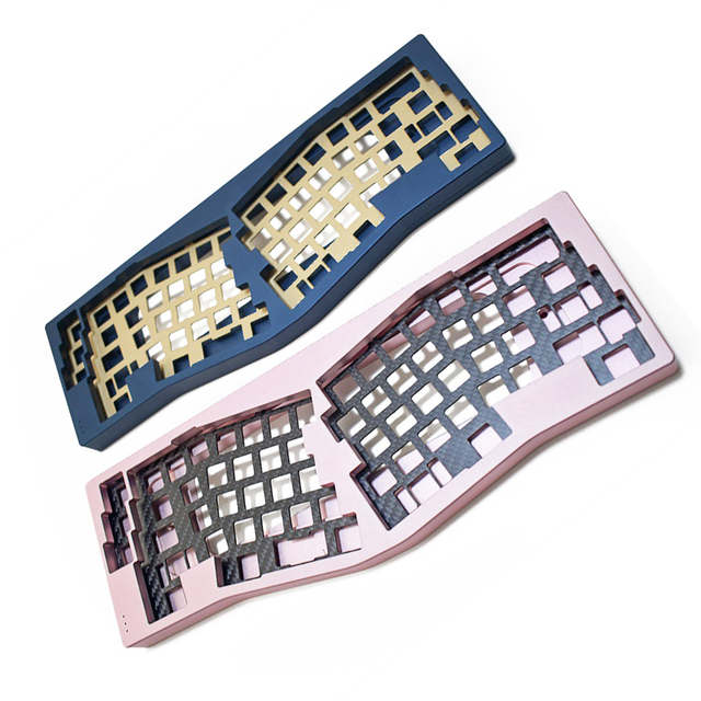 Oem 60 Keyboard case Mw65 75 68 Plate Gk61 Aluminum Keyboard Lubing Kit Cnc Aluminum Mechanical Keyboard