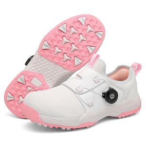 Nouvelles <span class=keywords><strong>chaussures</strong></span> de <span class=keywords><strong>golf</strong></span> pour femmes, <span class=keywords><strong>chaussures</strong></span> d'entraînement en salle, boucle rotative, semelle intermédiaire en caoutchouc, baskets décontractées pour l'herbe - Product Image 3