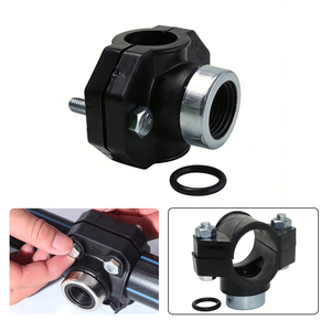 Raccord en T à filetage interne pour tuyau d'eau PE 32mm 25mm 20mm, avec interface <span class=keywords><strong>de</strong></span> renforcement filetée interne 1/2'' - Product Image 1