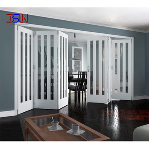 Porte pliante professionnelle en PVC, étanche, coulissante, type accordéon, avec loquet magnétique, pour la distribution en gros - Product Image 1