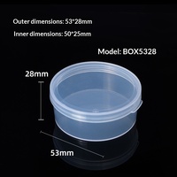 Boîte d'emballage transparente en plastique PP, épaisseur 1,2 mm, pour cadeaux, artisanat, rangement, accessoires de quincaillerie personnalisables, directement de l'usine