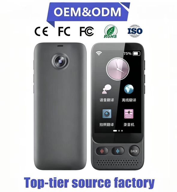 Global AI Portable Two Way Instant Speech IPS Screen Mini Translator Android OS Supporting 142 Languages Real-time Smart