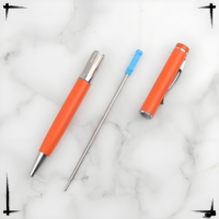 Stylo bille promotionnel en métal avec logo, pointe de 1,0 mm, cadeau d'affaires très prisé