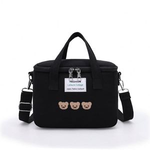 Nouvelle sacoche isotherme tendance en toile pour pique-nique, glacière, sac à déjeuner épaissi pour transporter le riz, sortie, camping - Product Image 1
