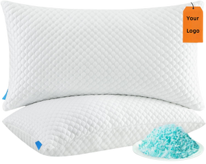 Almohadas Modernas de Espuma Viscoelástica con Soporte para el Cuello, Ajustables, Firmes y Suaves, Antiácaros, para Dormir - Product Image 2
