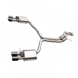 Système d'échappement Catback OEM d'usine avec silencieux pour Audi <span class=keywords><strong>S4</strong></span> S5 3.0T <span class=keywords><strong>B8</strong></span> 2008-2016, haute performance avec valve, son de course amélioré - Product Image 1