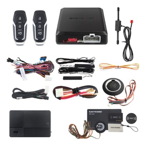 EASYGUARD EC002-FO2-NFC-GPS Passive Keyless Entry <b>Remote</b> Engine Start PKE Car Alarm System with 4G GPS Smartphone App <b>Control</b> - Product Image 1