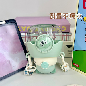 <b>Cute</b> Childrens Water Bottle With <b>Bear</b> Design Bpa Free Portable For School Use - Product Image 5