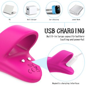 Vibrateur à <span class=keywords><strong>doigt</strong></span> à 9 vitesses, stimulateur du clitoris pour femmes, vibrateur pour chatte, jouet sexuel vaginal imperméable, vibrateur à <span class=keywords><strong>doigt</strong></span> - Product Image 6