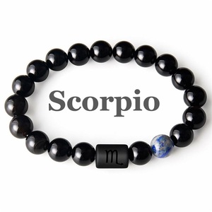 12 zodyak bilezik doğal taş kanseri <span class=keywords><strong>Virgo</strong></span> Leo bilezik bayanlar erkekler çift dostluk mücevherat bilezik mücevherat hediye - Product Image 6