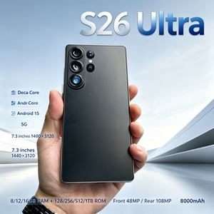 สมาร์ทโฟน S26 Ultra Android 15 พร้อมปากกาในตัว, โทรศัพท์มือถือความคมชัดสูง ระบบแอนดรอยด์  ซีพียูแบบ Deca Core - Product Image 1