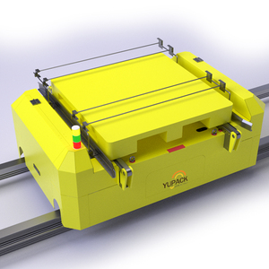 Rgv đường sắt hướng dẫn xe Hệ thống băng tải Pallet đưa đón băng tải tự động Pallet rgv giỏ hàng hệ thống truyền đạt - Product Image 4