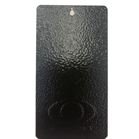 Revêtement en poudre électrostatique thermodurcissable RAL 9005 à texture froissée
