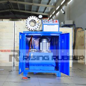 RISING CHILE 2 Zoll Gummi Hydraulik schlauch presse Crimp maschine Schneid schälmaschine - Product Image 6