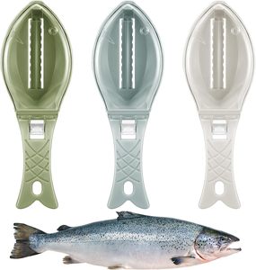 Écailleur de poisson en plastique avec design compact et durable - Product Image 1