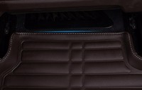 Tapis de sol de voiture 5D personnalisés SENGAR, universels, en cuir de luxe, sublimation avec matériau EVA, ensemble de 3 pièces