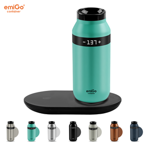 <span class=keywords><strong>Mug</strong></span> à café intelligent chauffant EmiGo 355 ml, étanche IPX7, contrôle par application, en acier inoxydable, <span class=keywords><strong>isotherme</strong></span>, avec écran tactile - Product Image 1