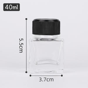 <span class=keywords><strong>Chine</strong></span> fabricant fourni Antique Vintage stylo plume <span class=keywords><strong>encrier</strong></span> bouteille en verre 25ml 50ml bouteilles d'encre vides avec couvercle à vis - Product Image 2