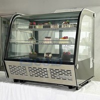 Vitrine Réfrigérée de Comptoir pour Gâteaux d'Anniversaire et Pâtisseries, avec Comptoir Intégré