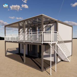 新两层3 4 5卧室钢材料集装箱房5年保修快速组装模块化集装箱房 - Product Image 2