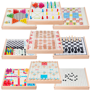 Venta al por mayor <span class=keywords><strong>de</strong></span> alta calidad barato multifuncional mesa <span class=keywords><strong>de</strong></span> juegos avión/<span class=keywords><strong>serpientes</strong></span> y escaleras/ajedrez chino/Gobang para niños la educación - Product Image 3