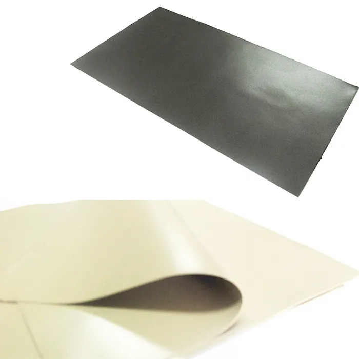 Foglio di gomma siliconica a carbonio sottile in elastomero termoplastico foglio di gomma conduttiva ad alta tensione di grado medico