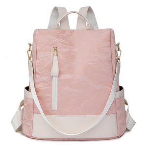 Mochila de mujer de alta capacidad 2025, nueva mochila de viaje y bolsa de viaje de cuero PU suave - Product Image 6