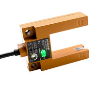 Sensor Fotoeléctrico E3S-GS30P4 PNP NO con Ranura en U, Distancia de Detección de 30mm, 12-24V CC, 3 Cables, Reemplazo para Automatización Industrial Global