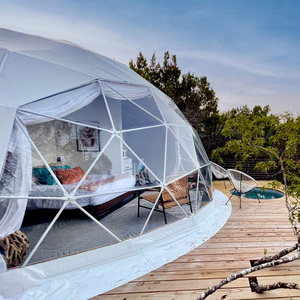 Les tentes géodésiques de Glamping de 5 M imperméabilisent le dôme d'igloo avec extérieur - Product Image 5