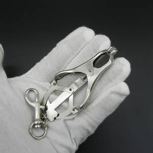 Nieuw Type Verstelbare Zilveren Metalen Tepel Klem Seksspeeltjes Sterke Borst Klemmen - Product Image 3