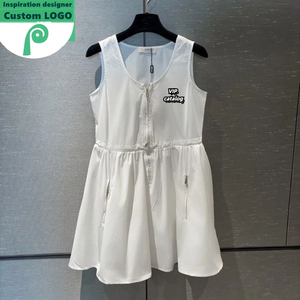 Jupes de mode haut de gamme, couleur unie, logo imprimé, croisées, pour femmes élégantes, ensembles amincissants - Product Image 4