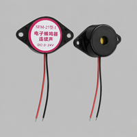 30mm* H15MM Alarm Buzzer Desibel Tinggi DC3V-24V Suara Kontinu Siren IP54 Anti Maling Keamanan Rumah