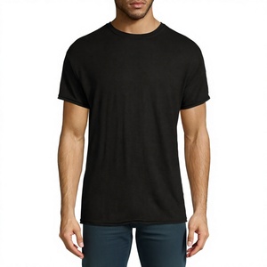 Wholesale Rate 100% Cotton High Quality Custom Logo Knitted <b>Plain</b> <b>T</b>-<b>Shirt</b> Regular Fit Regular Sleeve Breathable Eco-Friendly 180 - Product Image 2