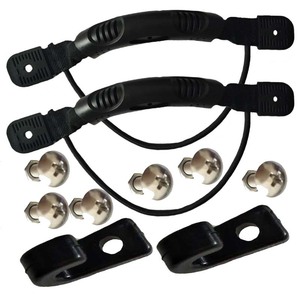 Crochet de corde pour kayak, poignée en plastique antidérapante avec vis, accessoire pour canoë, kayak, lacs, rivières, usage récréatif - Product Image 2