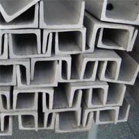 Prix de gros Acier laminé à chaud Profilés en U, Profilés en C, Poutres de construction UPN Q235B A36 SS400 Q345B S235JR UPN100-UPN300