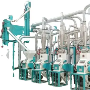 Zambiya Malawi/Kenya/Uganda mısır un değirmeni makinesi otomatik mısır öğütme makinesi afrika/güney amerika