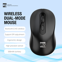 OEM ODM Kustom Mouse Kantor Nirkabel Dual Mode Isi Ulang Senyap untuk PC Notebook Laptop