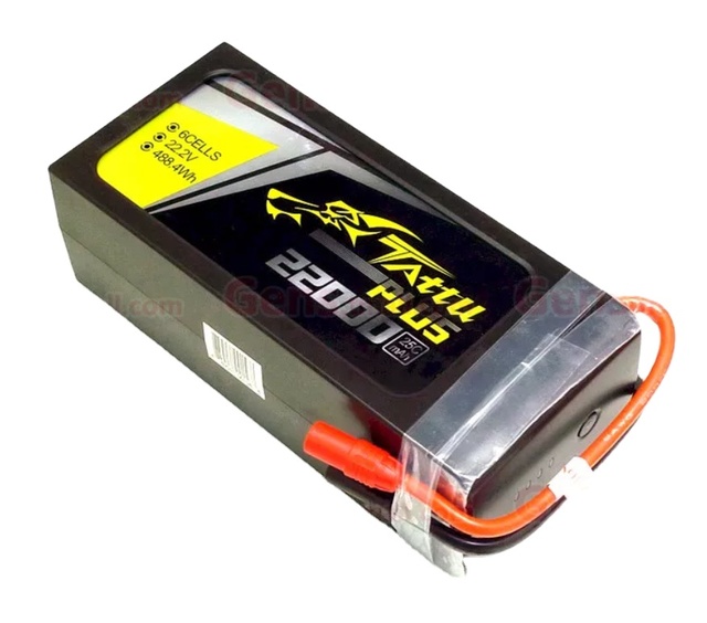 Tattu 6S 15C 22.2V 10000mAh 12000mAh 16000mAh 22000mAh 30000mAh Lipo Battery Smart Drone Battery for Agricultural Drone