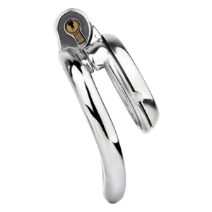Jaula de Castidad FRRK-3268 con Cilindro Invertido y Llave, Anillos de Acero Inoxidable para Pene, Jaula de Castidad para Hombres, Juguetes Sexuales - Product Image 4