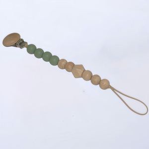 Nordic Ins Style Baby Beech Pacifier Chain <b>Silicone</b> Party Gift <b>Bead</b> Grinding Teeth Biting Le Gum Anti Drop Chain - Product Image 4