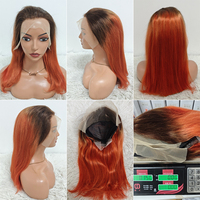 Promotion 32$ Letsfly Perruques Bob Lace Frontal 13x4 Gris Uni 16 18 Pouces Ligne de Cheveux Naturelle Cheveux Humains Vente en Gros 4T350T4