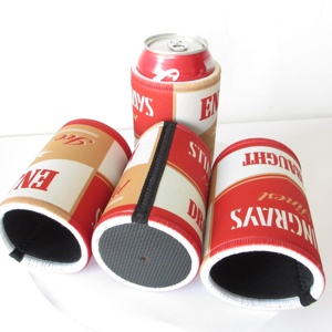 Bán buôn thương hiệu khuyến mại cá nhân Neoprene mập mạp bia có thể chai Cooler chủ tay áo - Product Image 3