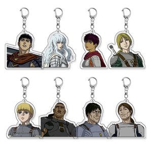8 Styles Kenpuu Denki Ber <span class=keywords><strong>Serk</strong></span> Guts Griffith Bijoux Porte-clés Artisanat en plastique Death Note Anime Porte-clés en acrylique Pendentif - Product Image 1