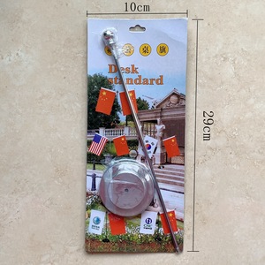 Offre Spéciale – Support de Bureau Personnalisé pour Drapeaux de Pays du Monde, Petite Bannière à Tige Unique en Polyester pour Décoration - Product Image 4